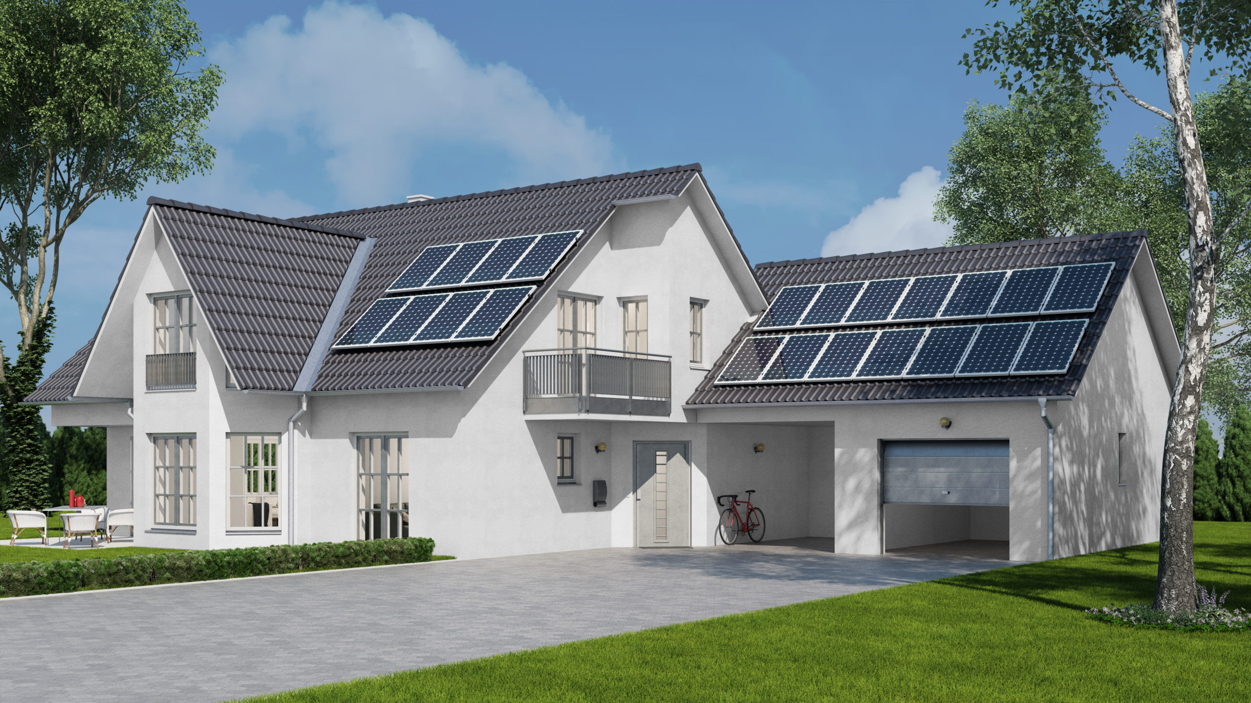 solar powered home
