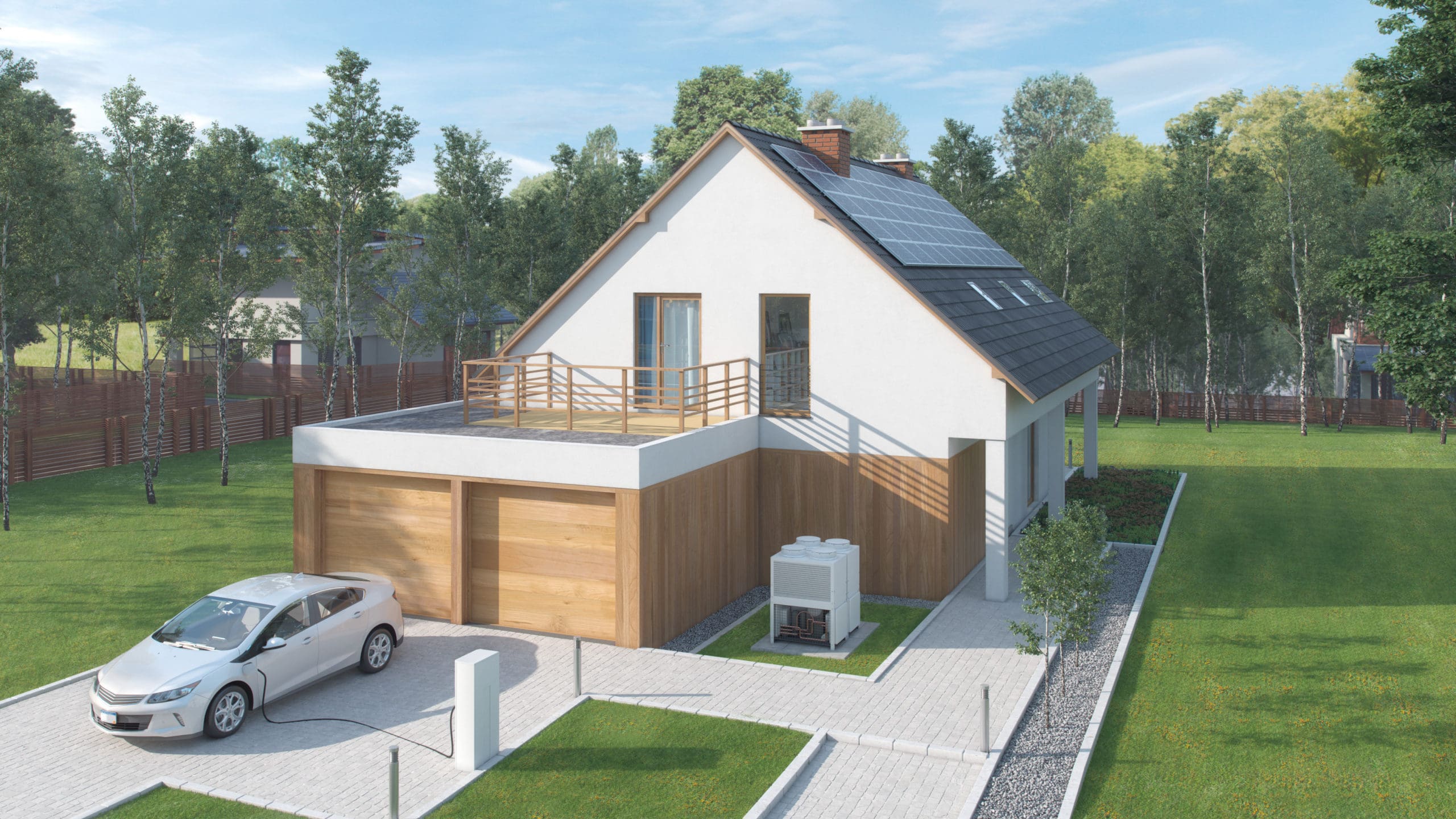 tesla electric house and car